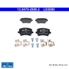 ATE originele keramische remblokken (13047028802) voor Audi, Seat, Skoda, Volkswagen (VW)