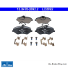 ATE originele keramische remblokken (13047028922) voor Citroën, Peugeot