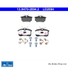 ATE originele keramische remblokken (13047028942) voor Audi, Seat, Skoda, Volkswagen (VW)