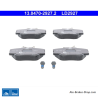 ATE pastillas de freno cerámicas originales (13047029272) para Mercedes-Benz