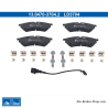 ATE original ceramic brake pads (13047037042) for Volkswagen (VW)