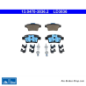 ATE original ceramic brake pads (13047038362) for Citroën