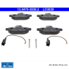 ATE original ceramic brake pads (13047038382) for Fiat, Ford