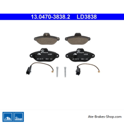 ATE originalen Keramikbremsbelägen (13047038382) für Fiat, Ford