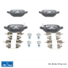 ATE plaquettes de frein d’origine (13046026582) pour Fiat
