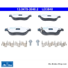 ATE originele keramische remblokken (13047038402) voor Fiat, Opel