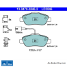 ATE pastillas de freno cerámicas originales (13047038462) para Fiat, Ford