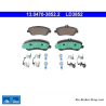 ATE plaquettes de frein en céramique d’origine (13047038522) pour Mercedes-Benz