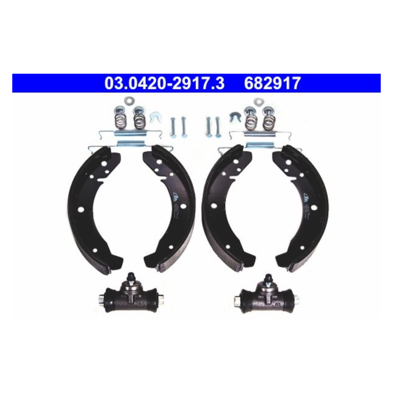 ATE Kit original de zapatas de freno (0304202917302) para Volkswagen