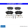 ATE pastillas de freno cerámicas originales (13047038772) para Volkswagen (VW)