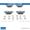 ATE originele keramische remblokken (13047038912) voor Citroën, Opel, Peugeot