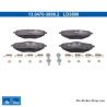 ATE original ceramic brake pads (13047038982) for Mercedes-Benz