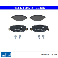 ATE originele keramische remblokken (13047039872) voor Ford, Jaguar