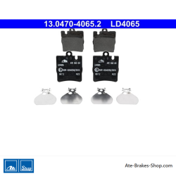 ATE original ceramic brake pads (13047040652) for Mercedes-Benz