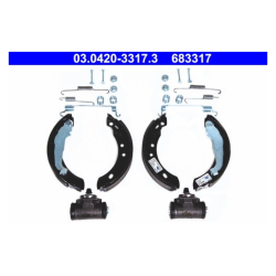 ATE Original-Bremsschuh-Kit (0304203317302) für Nissan