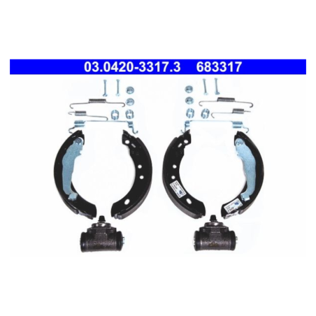 ATE Original Brake Shoe kit (0304203317302) for Nissan