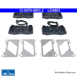ATE original ceramic brake pads (13047048032) for Alfa Romeo