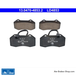 ATE original ceramic brake pads (13047048532) for Abarth, Alfa Romeo
