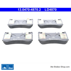 ATE plaquettes de frein en céramique d’origine (13047048702) pour Mercedes-Benz