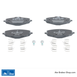 ATE originale Bremsbeläge (13046026682) für Citroën, Opel, Peugeot, Toyota, Vauxhall