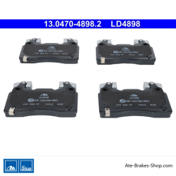 ATE plaquettes de frein en céramique d’origine (13047048982) pour Chevrolet, Opel