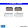 ATE pastillas de freno cerámicas originales (13047049902) para Mercedes-Benz