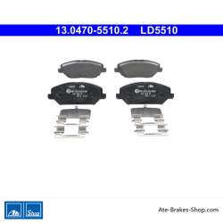 ATE originele keramische remblokken (13047055102) voor Hyundai, Kia