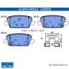 ATE pastillas de freno cerámicas originales (13047055192) para Hyundai