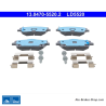 ATE pastillas de freno cerámicas originales (13047055202) para Volvo
