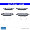 ATE original ceramic brake pads (13047055222) for Mazda