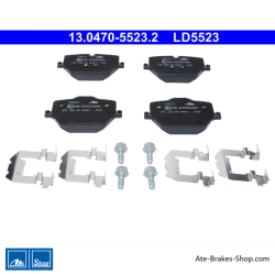 ATE originale Keramikbremsbeläge (13047055232) für BMW und Toyota