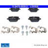 ATE originele keramische remblokken (13047055252) voor BMW, Toyota