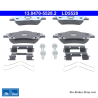 ATE original ceramic brake pads (13047055282) for Volvo