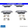 ATE original ceramic brake pads (13047055372) for Hyundai