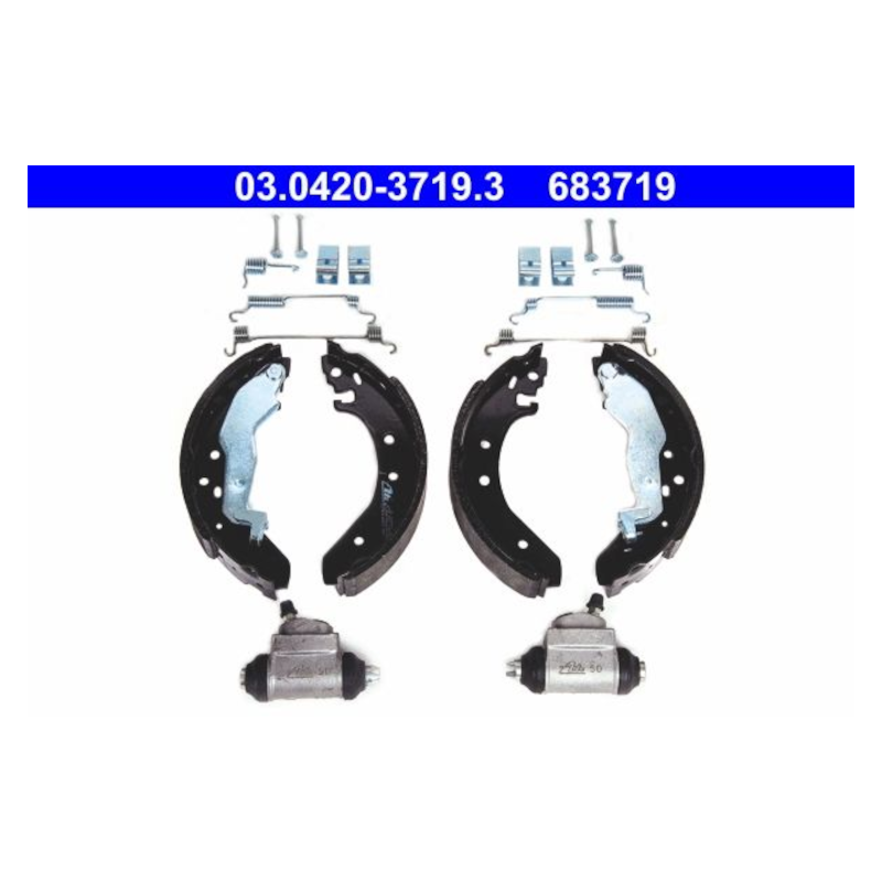 ATE Kit original de zapatas de freno (0304203719302) para Honda Rover
