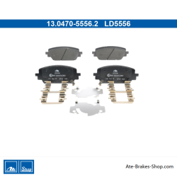 ATE pastillas de freno cerámicas originales (13047055562) para Hyundai y Kia