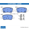 ATE original ceramic brake pads (13047055592) for Hyundai, Kia