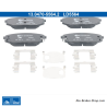 ATE pastillas de freno cerámicas originales (13047055642) para Hyundai