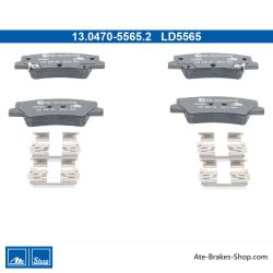 ATE originele keramische remblokken (13047055652) voor Hyundai, Kia