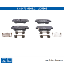 ATE originele keramische remblokken (13047055682) voor Hyundai