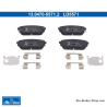 ATE pastillas de freno cerámicas originales (13047055712) para Hyundai y Kia
