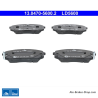 ATE original ceramic brake pads (13047056002) for Hyundai, Kia