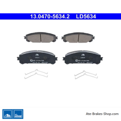 ATE originale Keramikbremsbeläge (13047056342) für Lexus, Subaru, Toyota