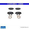 ATE plaquettes de frein en céramique d’origine (13047056502) pour Hyundai, Kia, SsangYong