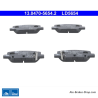 ATE originale keramische Bremsbeläge (13047056542) für Citroën, Mazda, Mitsubishi, Peugeot