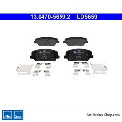 ATE originele keramische remblokken (13047056592) voor Hyundai, Kia