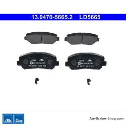 ATE original ceramic brake pads (13047056652) for Mazda