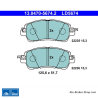 ATE original ceramic brake pads (13047056742) for Mazda