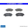 ATE original ceramic brake pads (13047056742) for Mazda