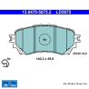 ATE original ceramic brake pads (13047056752) for Mazda